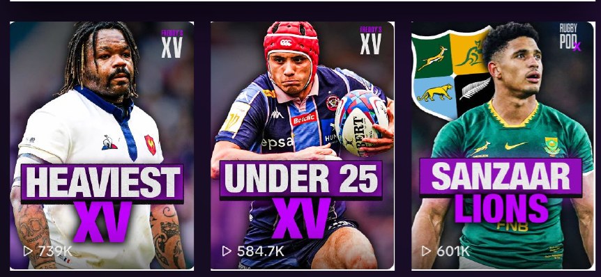 Freddy's XV short-form rugby content